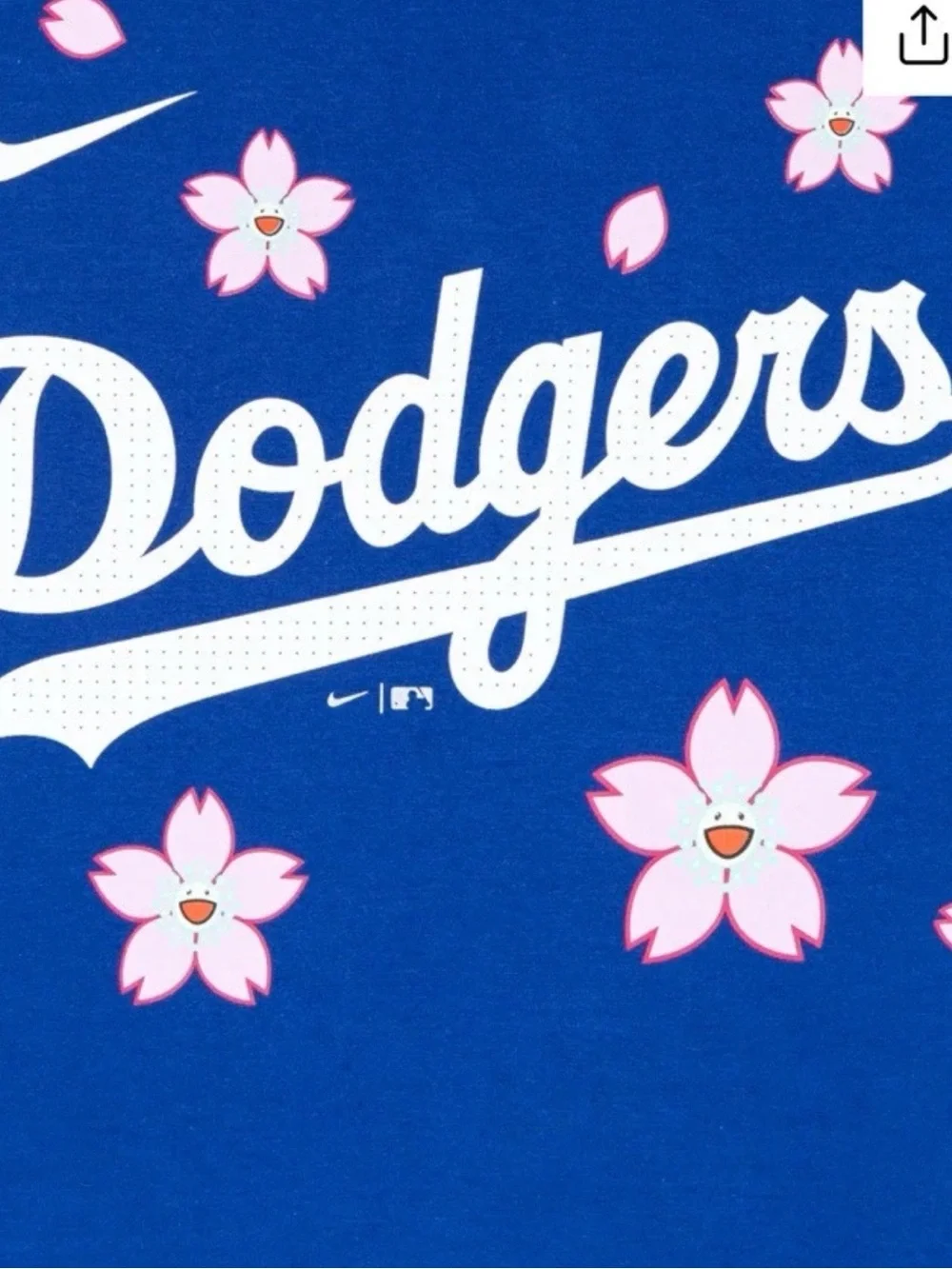 Takashi Murakami MLB Dodgers Tokyo Series 2025 Mookie Betts T-Shirt Blue 2XL NWT